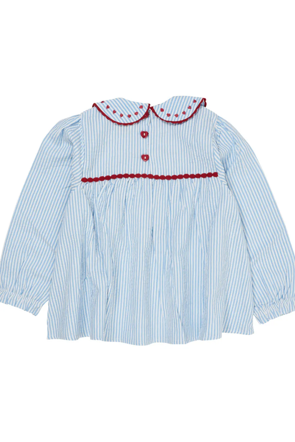 Copenhagen Colors Tunika m. hjerter - BERRY- Skjorter