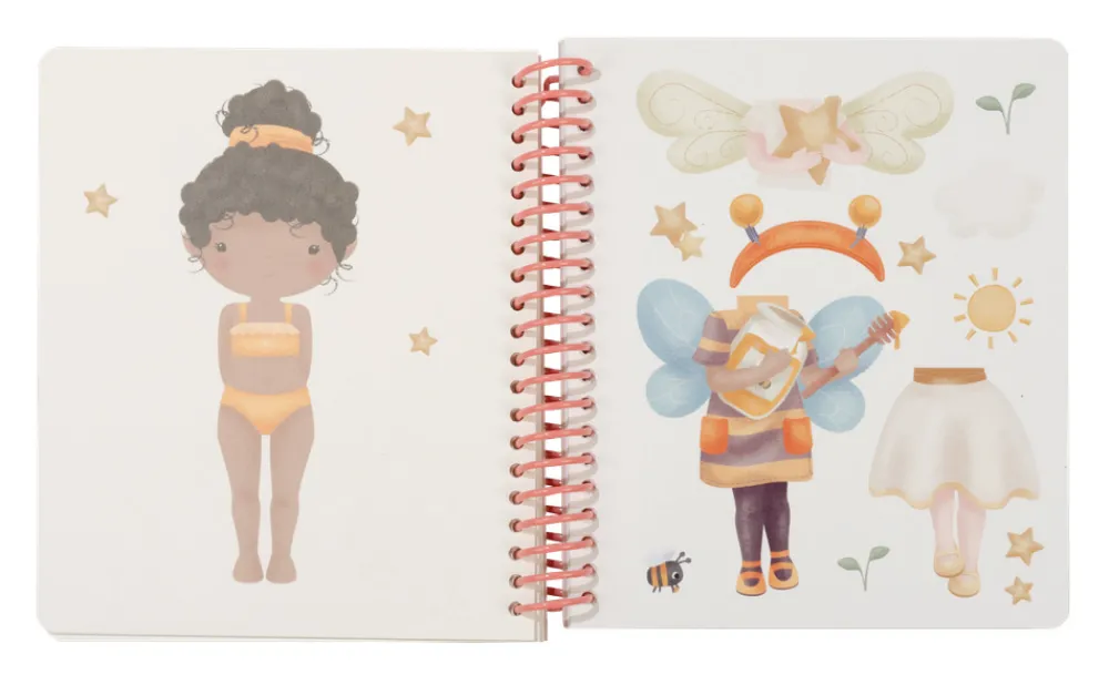 Little Dutch Udklædningsbog - Rosa & Friends- Aktivitets- & Malebøger