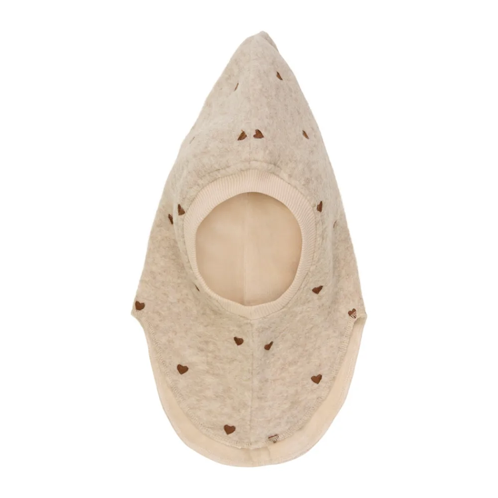 HUTTEliHUT Uld Balaclava - Sand melange- Elefanthuer & Huer|Uldhuer, Uldvanter & Uldfutter