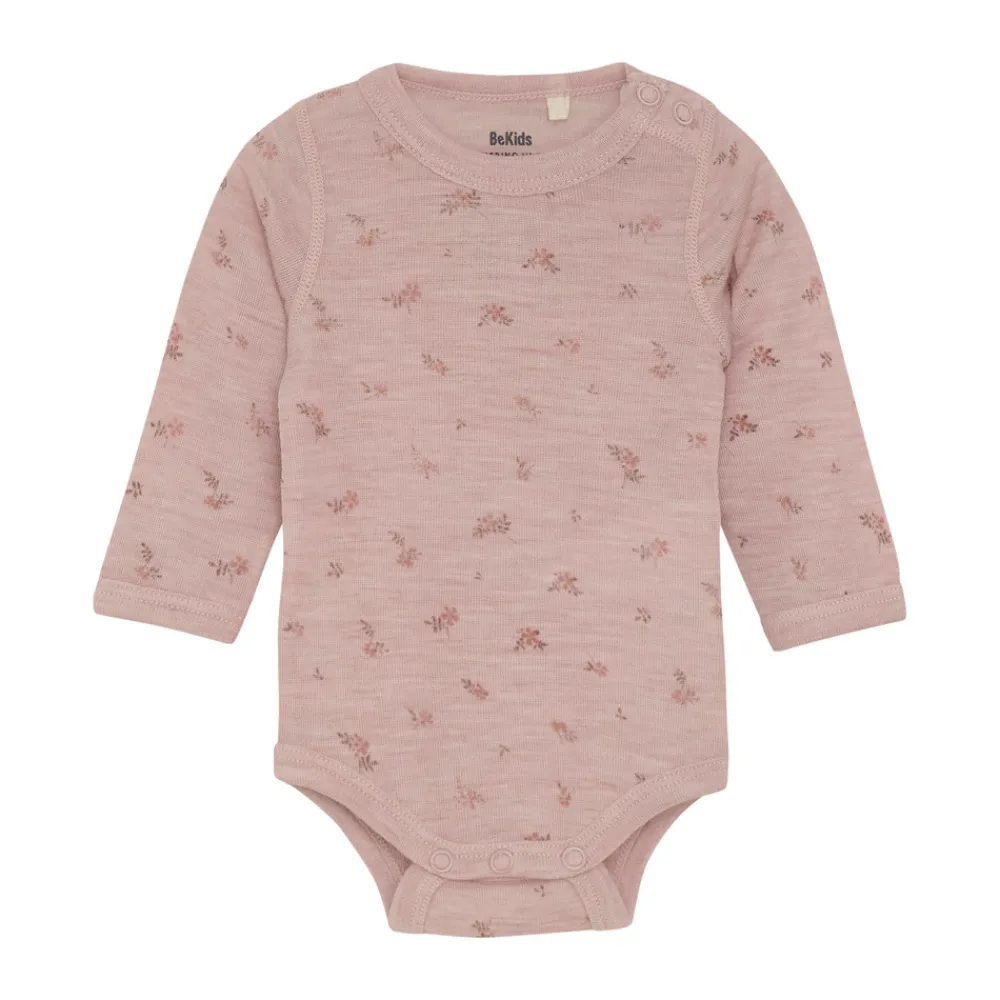 BeKids Uld Body Langærmet - Aop - 6340- Uldbodyer|Bodystocking Langærmet