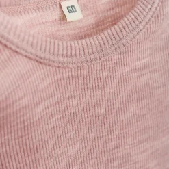 BeKids Uld body langærmet - solid - Starling Melange- Uldbodyer|Bodystocking Langærmet