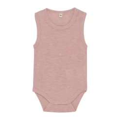 BeKids Uld body uden ærmer - Starling Melange- Uldbodyer|Bodystocking U. Ærmer