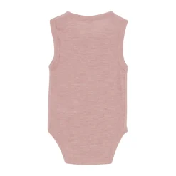 BeKids Uld body uden ærmer - Starling Melange- Uldbodyer|Bodystocking U. Ærmer