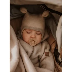 Mikk-Line Uld elefanthue med ører - OFFWHITE DENVER- Elefanthuer & Huer|Uldhuer, Uldvanter & Uldfutter