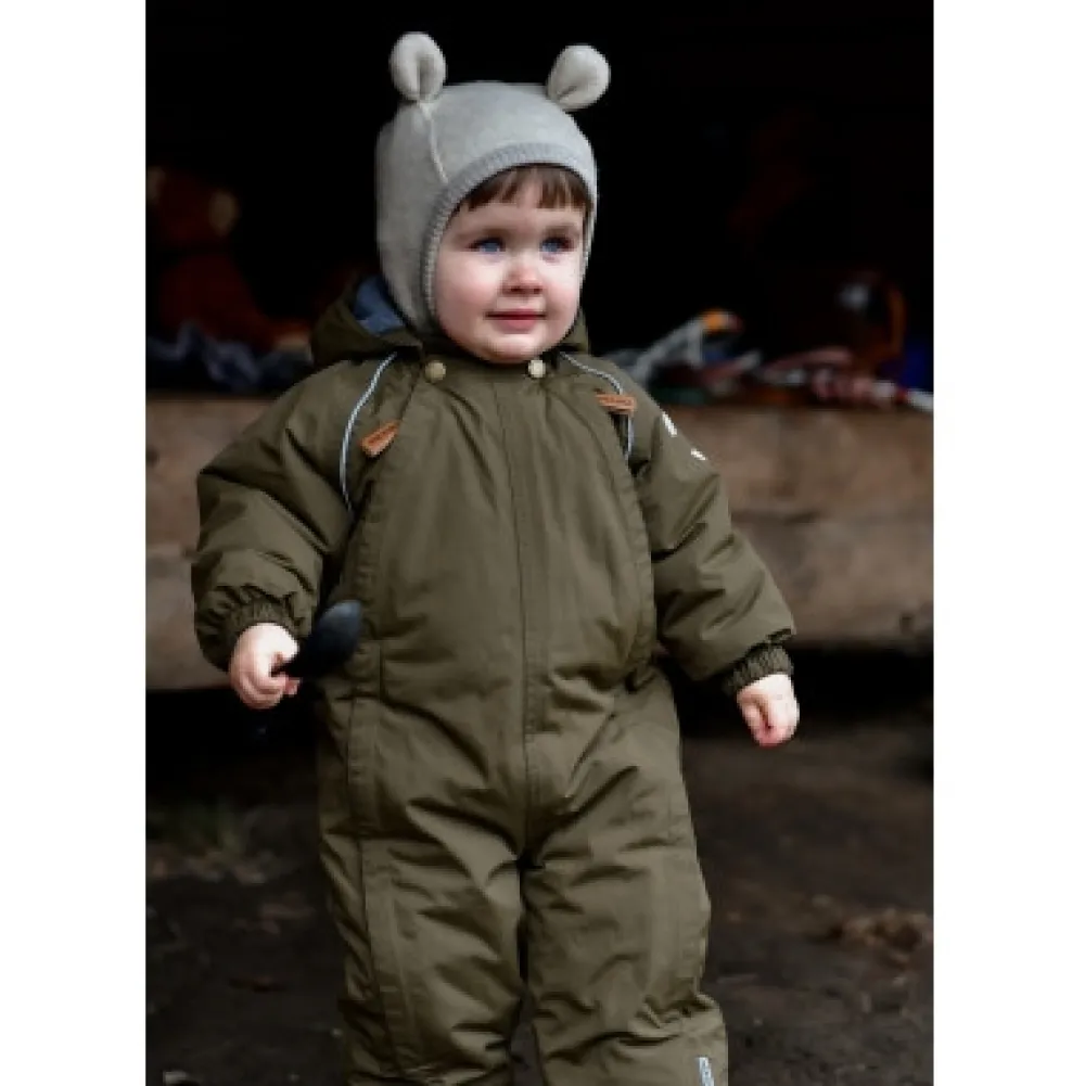 Mikk-Line Uld elefanthue med ører - OFFWHITE DENVER- Elefanthuer & Huer|Uldhuer, Uldvanter & Uldfutter