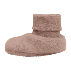 HUTTEliHUT Uld Fleece Footies - Mahogany rose- Overtræksfutter|Uldhuer, Uldvanter & Uldfutter