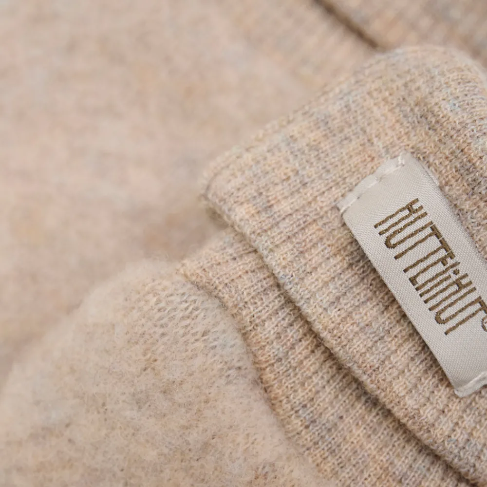 HUTTEliHUT Uld Fleece Vanter - Camel melange- Luffer & Vanter