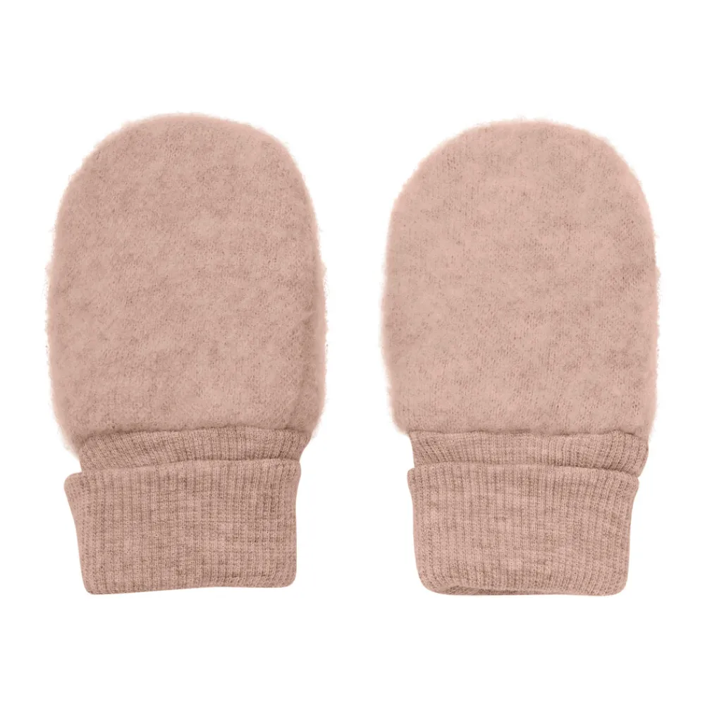 HUTTEliHUT Uld Fleece Vanter - Mahogany rose- Luffer & Vanter