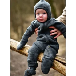 Mikk-Line Uld futter - Anthracite- Uldhuer, Uldvanter & Uldfutter