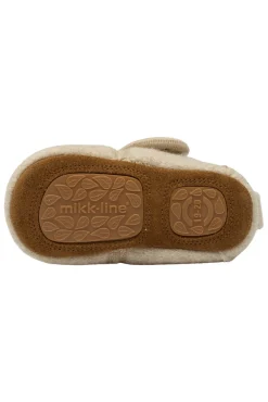 Mikk-Line Uld Hjemmesko m. Boderi - Off White- Hjemmesko