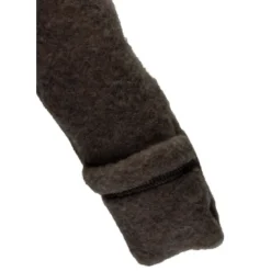 Mikk-Line Uld jakke - DARK BROWN MELANGE- Uldoverdele|Cardigans, Veste & Trøjer