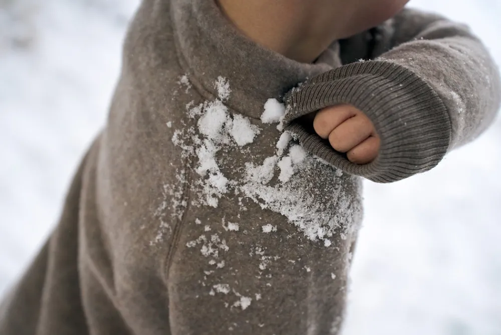 Mikk-Line Uld jakke - Melange denver- Cardigans, Veste & Trøjer|Uldoverdele