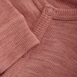 BeKids Uld jumpsuit - solid - Light Mahogany Melange- Ulddragter|Heldragter U. Fod