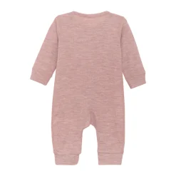 BeKids Uld jumpsuit - solid - Starling Melange- Ulddragter|Heldragter U. Fod
