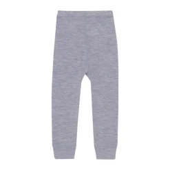 BeKids Uld leggings - solid - Chipmunk Melange- Uldunderdele|Leggings