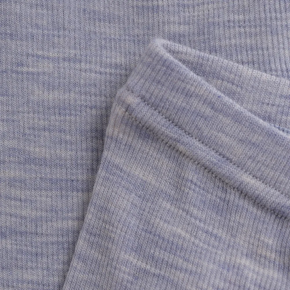 BeKids Uld leggings - solid - Chipmunk Melange- Uldunderdele|Leggings