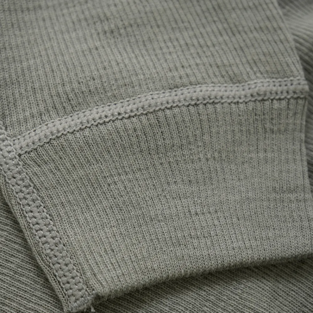 BeKids Uld leggings - solid - Forest Fog Melange- Uldunderdele|Leggings