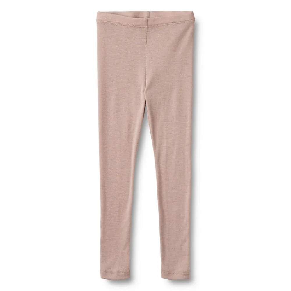 Wheat Uld leggings Agi - Dry Rose- Uldunderdele|Leggings