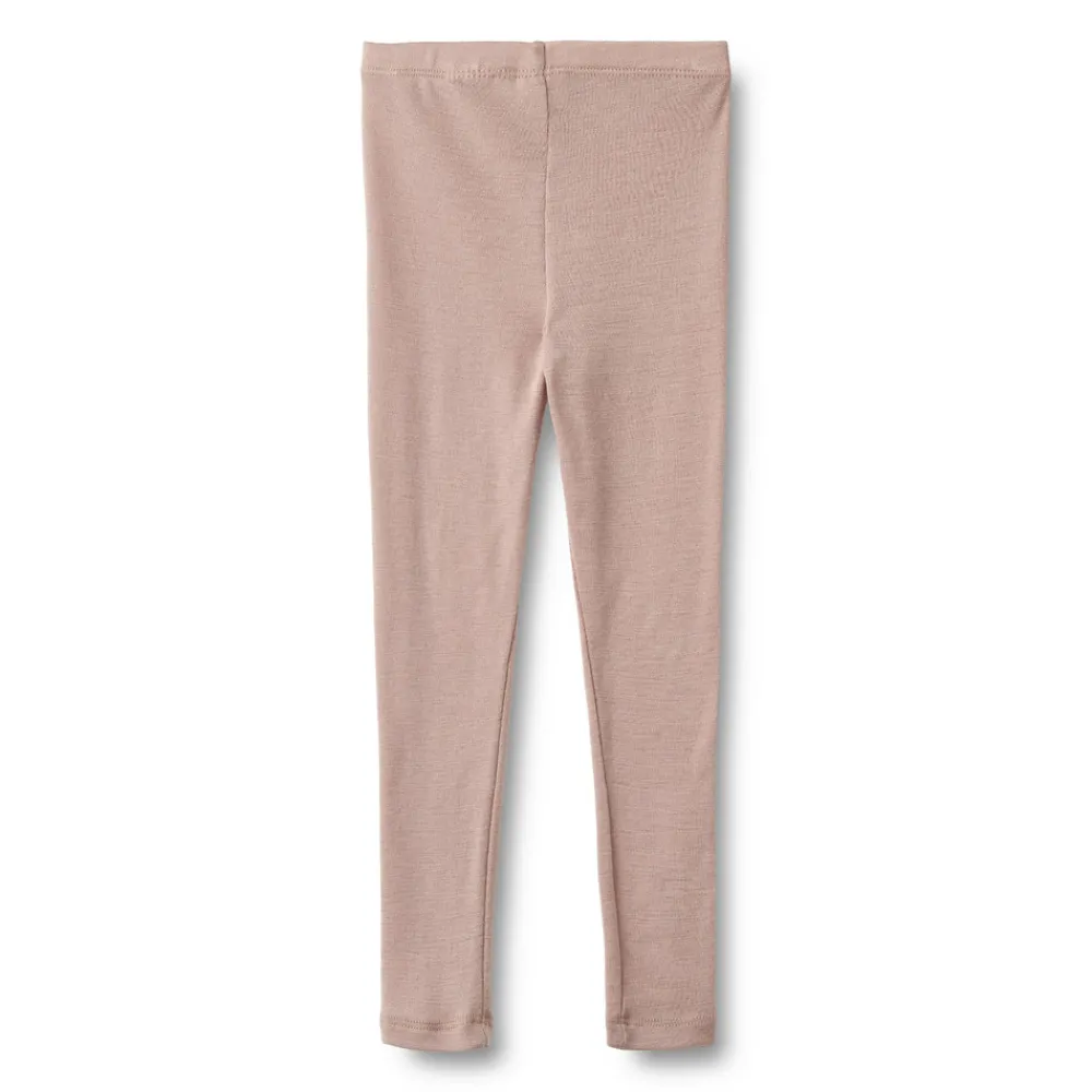 Wheat Uld leggings Agi - Dry Rose- Uldunderdele|Leggings