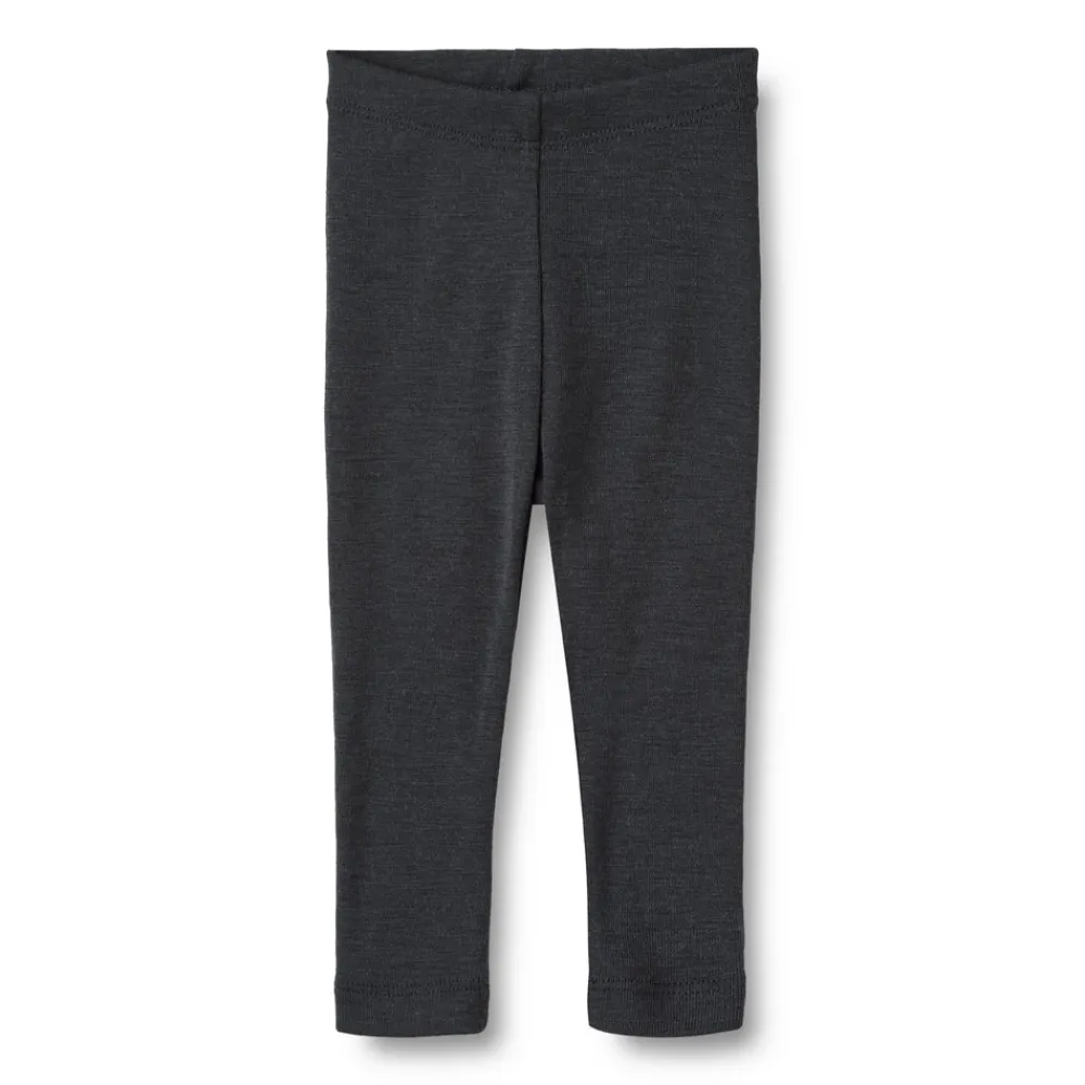 Wheat Uld Leggings Agi - Navy- Uldunderdele|Leggings