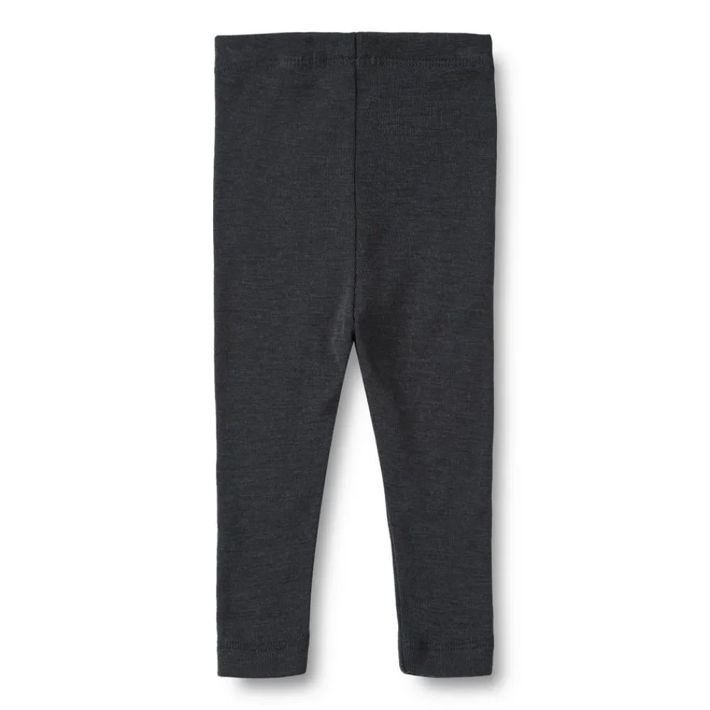 Wheat Uld Leggings Agi - Navy- Uldunderdele|Leggings