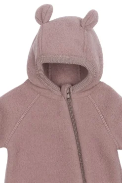 Mikk-Line Ulddragt Med Ører - Twilight mauve- Køredragter|Ulddragter