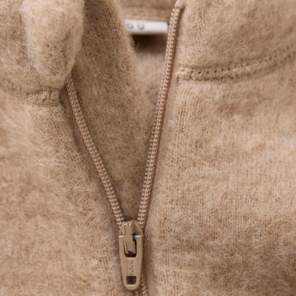 CeLaVi Uldjakke med lynlås - 2330- Uldoverdele|Cardigans, Veste & Trøjer