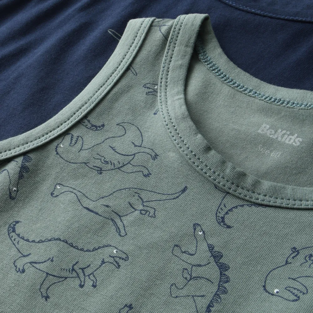 BeKids Undertrøje - 2 pak - Laurel Wreath- Undertøj