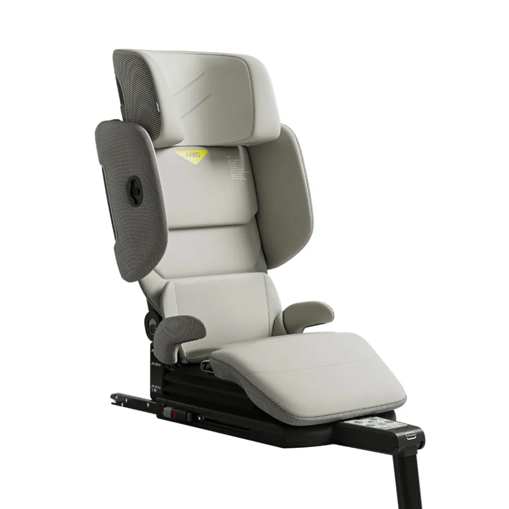 AXKID Up - Beachgrass Beige- Autostole 100-150 Cm (4-12 År)