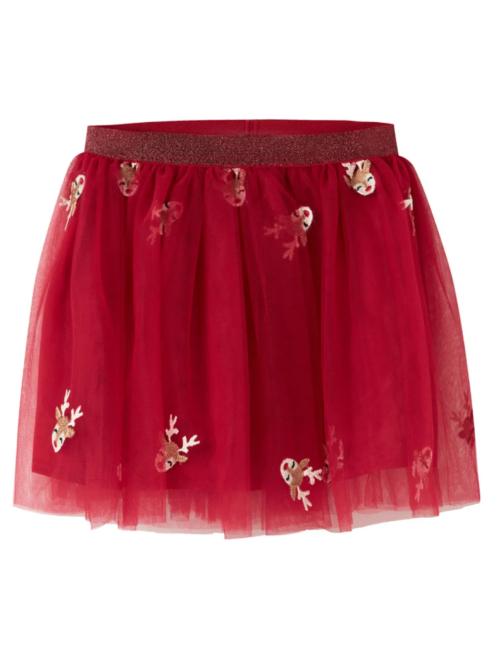 NAME IT Veross tyl nederdel - Jester red- Nederdele|Juletøj