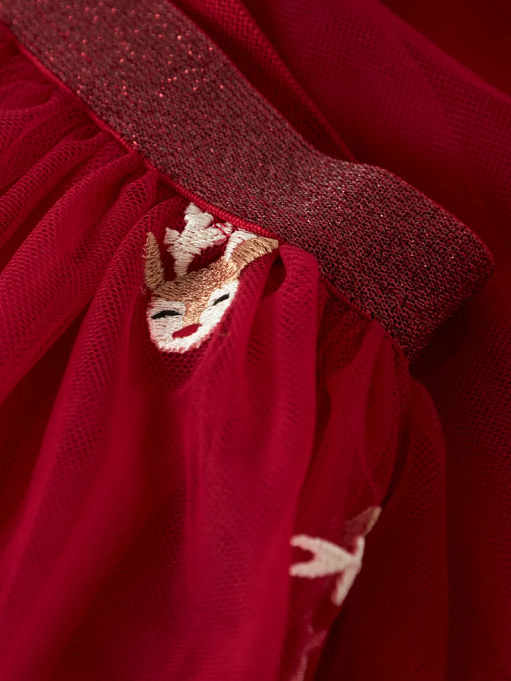 NAME IT Veross tyl nederdel - Jester red- Nederdele|Juletøj