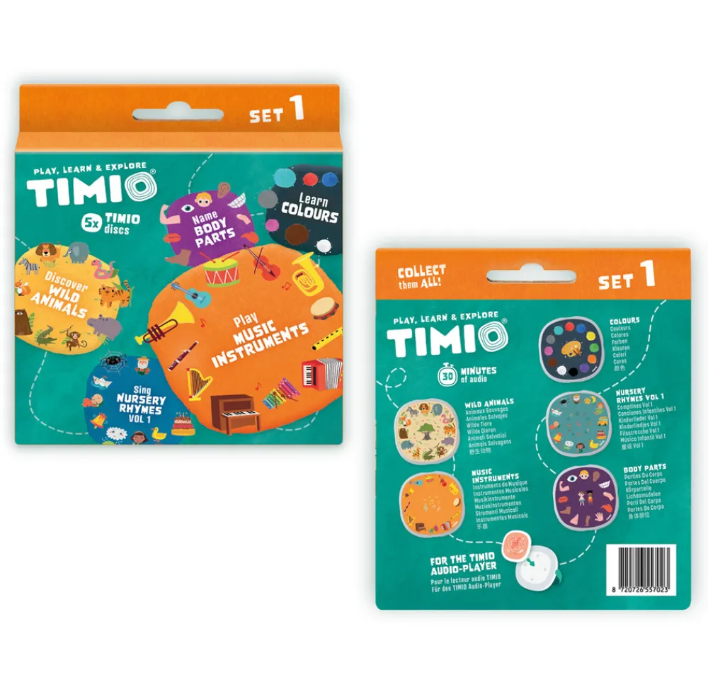 Timio Vilde dyr, børnerim, farver, musik & kroppens dele- Musiklegetøj