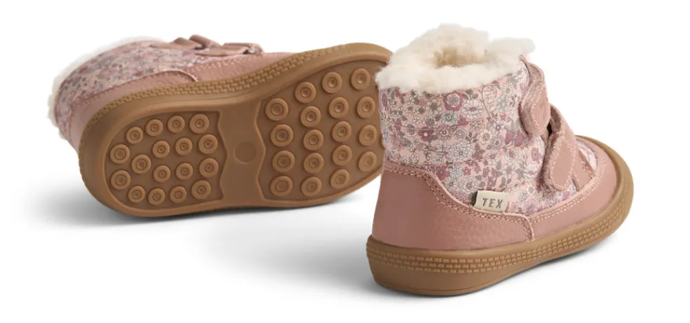 Wheat Vinterstøvle Daxi Tex - Rose dust flowers- Vinterstøvler|Begyndersko