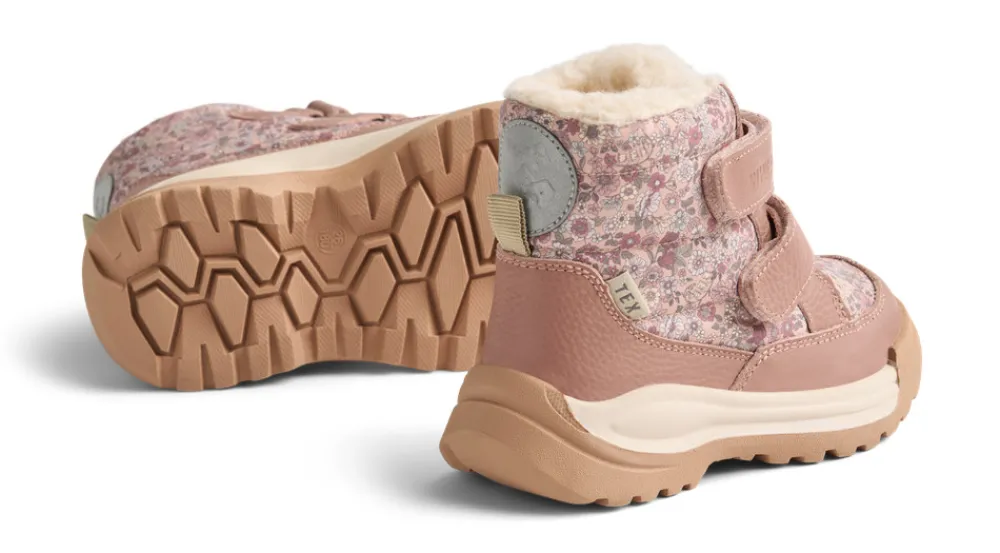 Wheat Vinterstøvle Millas Tex - Rose dust flowers- Vinterstøvler