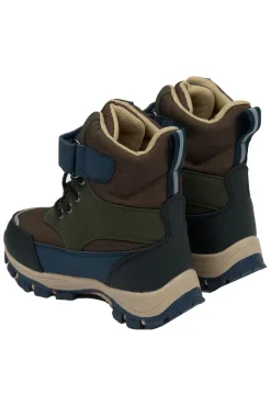 Mikk-Line Vinterstøvle Tex Velcro - Chocolate chip- Vinterstøvler