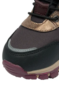 Mikk-Line Vinterstøvle Tex Velcro - Raisin- Vinterstøvler