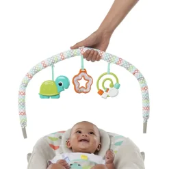 Bright Starts Vippe skråstol, Happy Safari Bouncer-Børn Skråstole