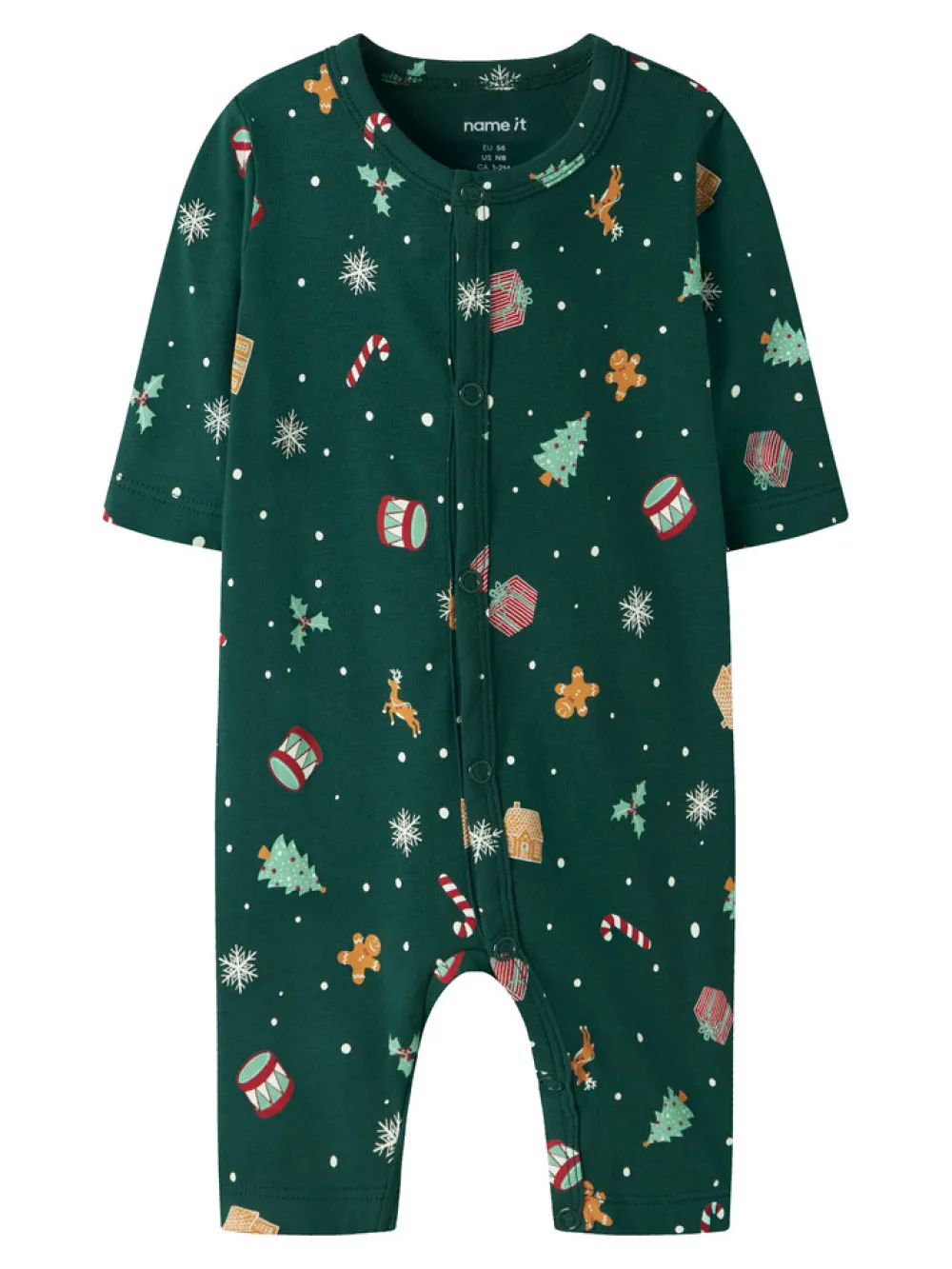 NAME IT Vismas natdragt - Botanical Garden- Juletøj|Heldragter U. Fod