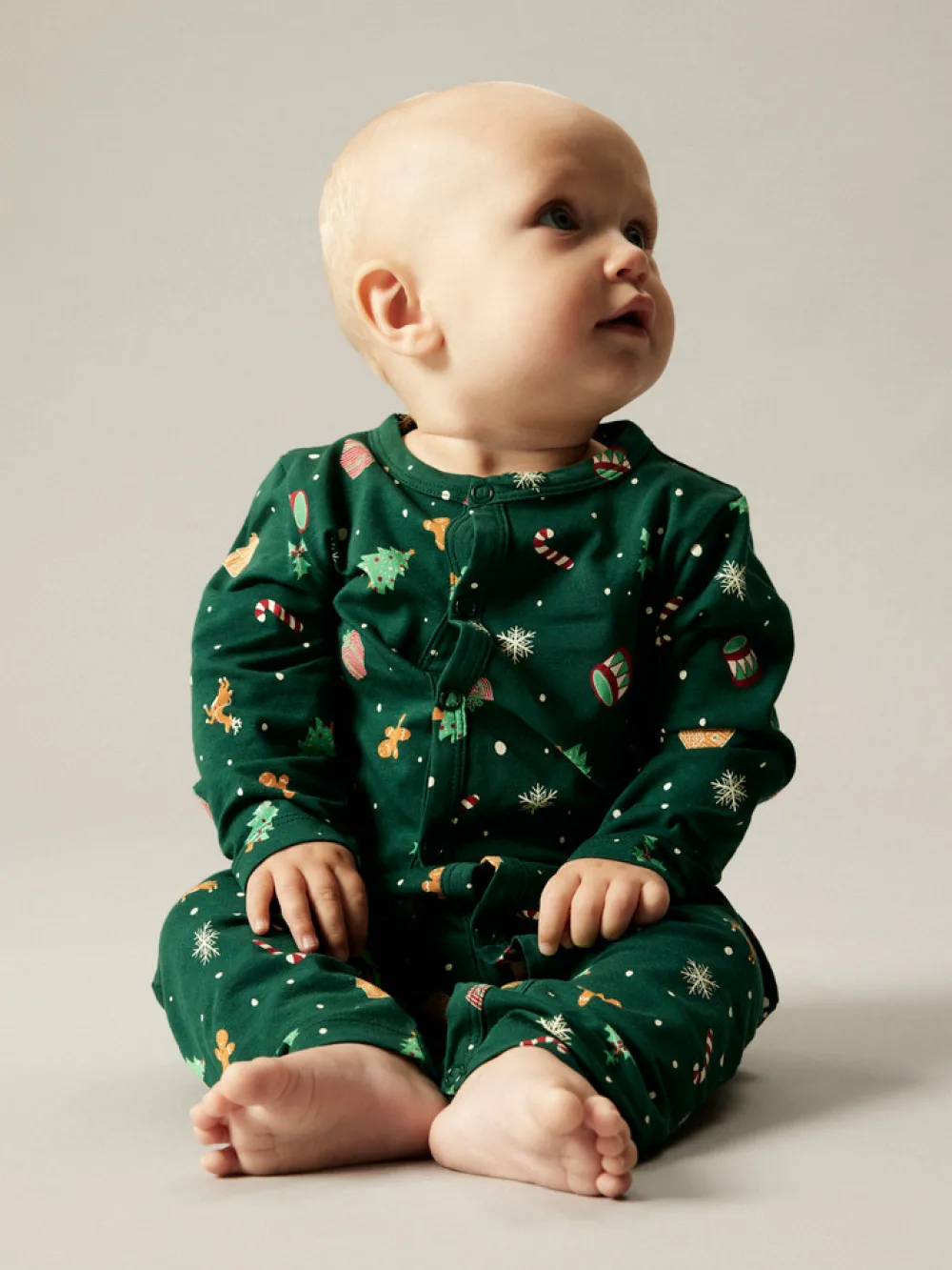 NAME IT Vismas natdragt - Botanical Garden- Juletøj|Heldragter U. Fod