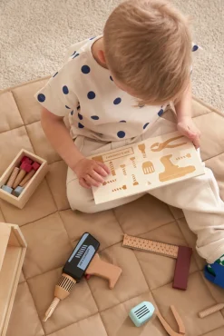 Kids Concept Værktøjskuffert i træ- Værktøj & Værktøjsbænke