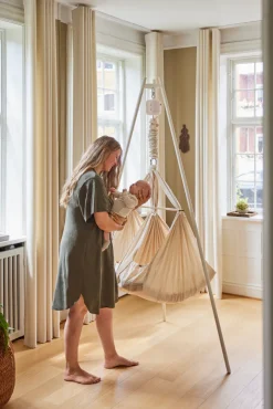 MEMBANTU Vuggemotor - LeeLo02 - Beige-Børn Vugger|Slyngevugger