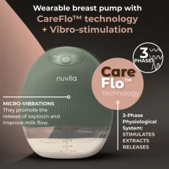 Nuvita 1264W Materno flow elektrisk brystpumpe- Brystpumper