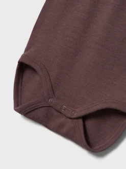 NAME IT Willitus uld langærmet body noos - SPARROW- Uldbodyer|Bodystocking Langærmet