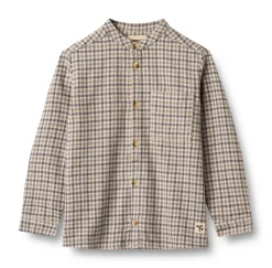 Wheat Willum Skjorte - Blue check- Skjorter