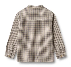 Wheat Willum Skjorte - Blue check- Skjorter