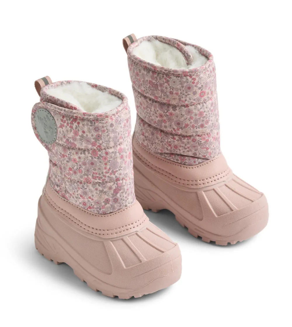 Wheat Winty Vinterstøvle - Rose powder flowers- Vinterstøvler