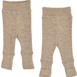 Müsli Woolly bukser med foldbare fødder - 821000011- Uldunderdele|Leggings