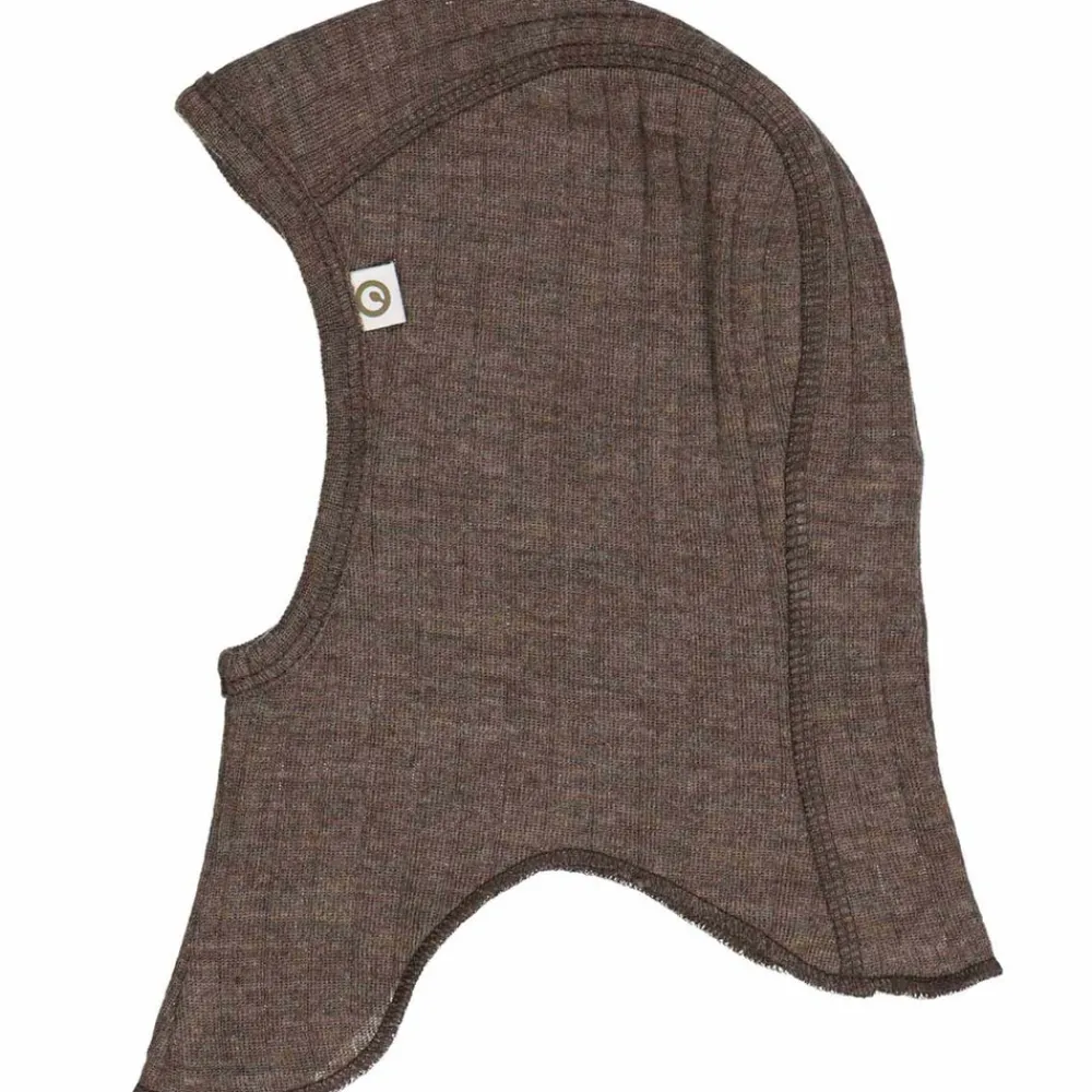 Müsli woolly elefanthue i merinould - Walnut melange- Elefanthuer & Huer|Uldhuer, Uldvanter & Uldfutter