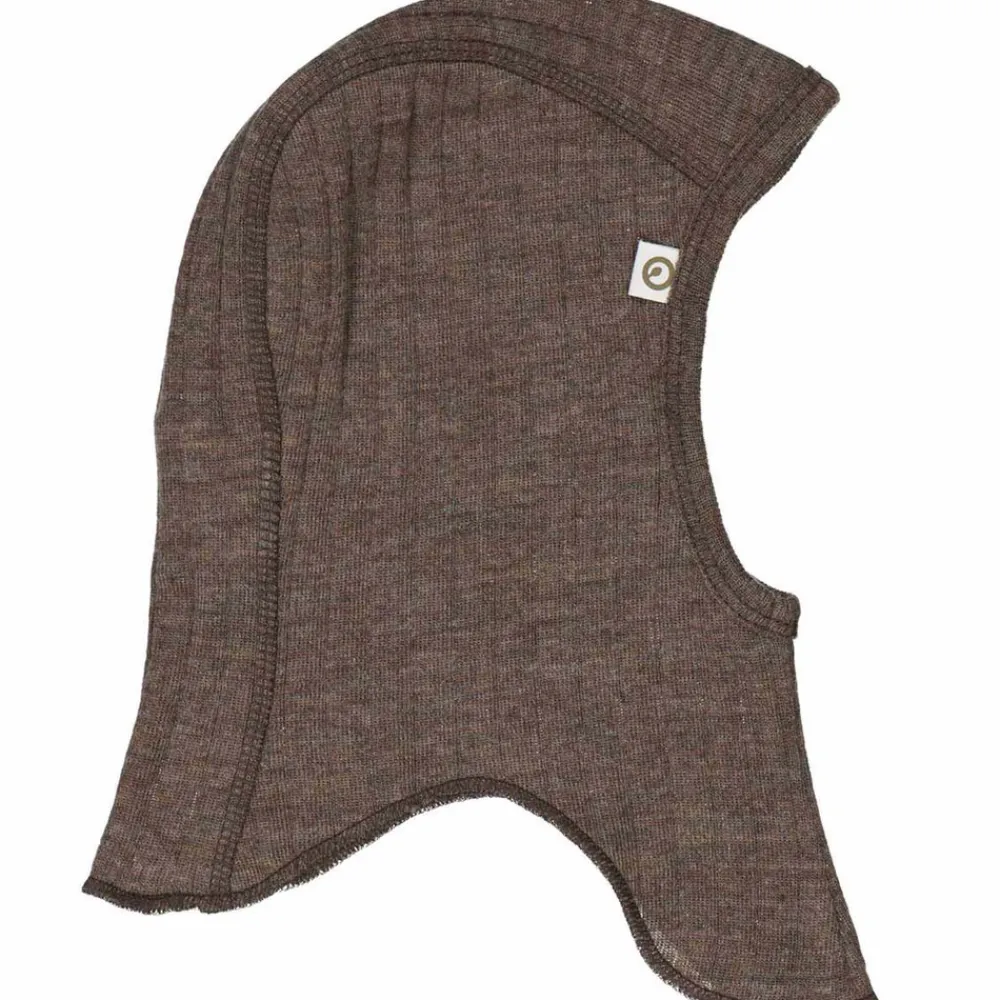 Müsli woolly elefanthue i merinould - Walnut melange- Elefanthuer & Huer|Uldhuer, Uldvanter & Uldfutter