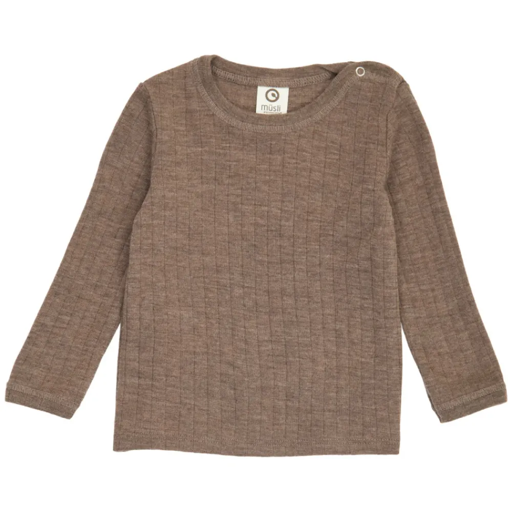 Müsli Woolly Merinould Bluse - 821000012- Uldoverdele|Bluser